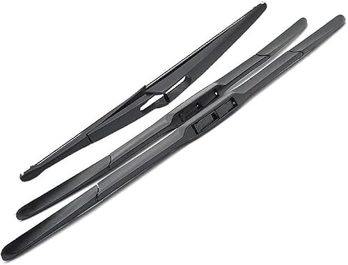 michengxxx Wiper Blade Set for Nissan Qashqai J11 2013 2014-2020, Aerodynamic All-Climate Front and Rear Windshield Replacement