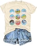 May The Be with You Shirt Women Casual Shirts Magic Science Fiction Tshirt Characters Tee Top Light Apricot