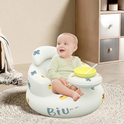 Siège gonflable bébé pour douche et maintien assis sans basculer