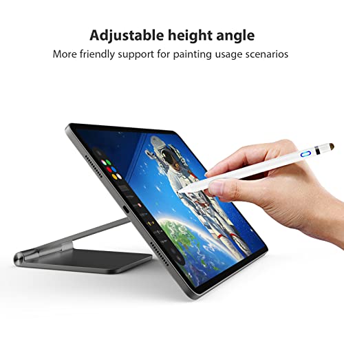Meaowxva Magnetic Ipad Stand Adjustable Floating Foldable Tablet Holder Ipad Painting Desktop Stand For Apple Ipad Pro 12.9 3Rd/4Th/5Th/6Th Generation #TOP4