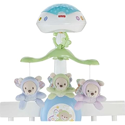 Fisher-Price Móvil Ositos Voladores con Proyección de Estrellas y Control Remoto Cover