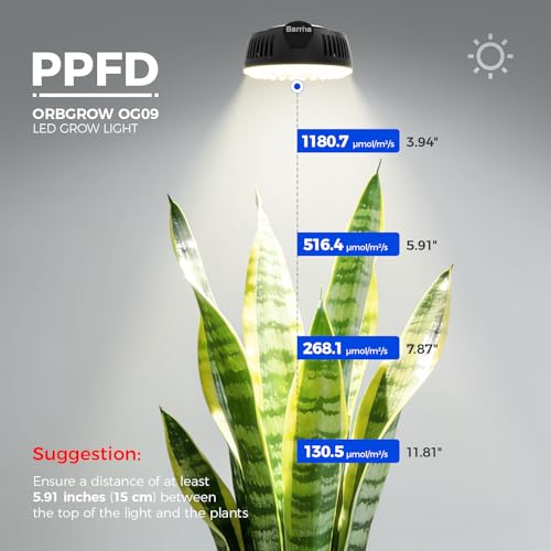 Barrina OG09 Puck Grow Light, 18W(2 x 9W), 660nm Red LEDs, 2 Packs, Black by Barrina - Used condition - Image 4