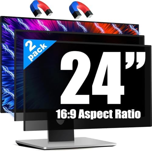 Magnetic 2 Pack Invisible Hidden Design Computer Privacy Screen F...