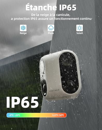 Caméra surveillance WiFi extérieure double objectif 160° avec capteur Starlight - 4
