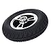 ciciglow Wheelchair Tire PU Alloy Steel Hub 7in Anti Skid Wheel, Suitable for Carts, Easy Installation
