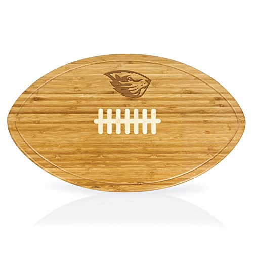 PICNIC TIME NCAA Football Cheese Board - Novelty Charcuterie Board - Serving Platter, Cheese Boards Charcuterie Boards, Wood Cutting Board, (Bamboo)