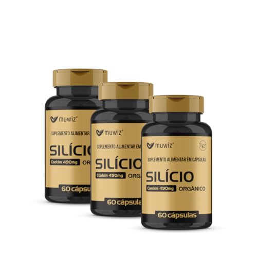 Silicio Orgânico 60 Cápsulas - 3 Frascos