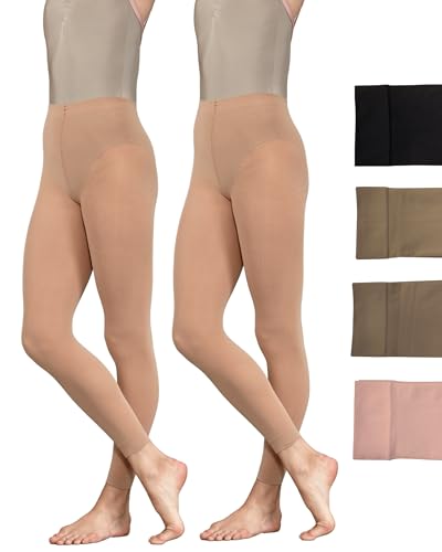 Collants de danse sans pieds parfaits pour l'entraînement de gym des enfants et adultes