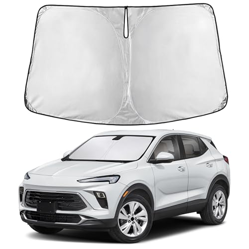 Image of EcoNour Windshield Sunshade Compatible for Buick Encore GX 2020-2024 2025 2026, Sun Visor for Front Windshield & Window Sun Shade Cover, UV Heat Blocker & Protector, Car Accessories