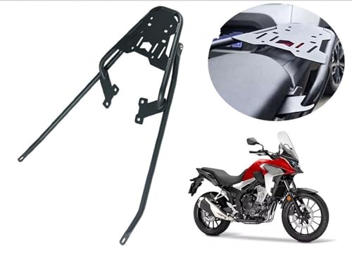 Étagère de Support Top Case Moto en Acier Renforcé Finition Noire Premium