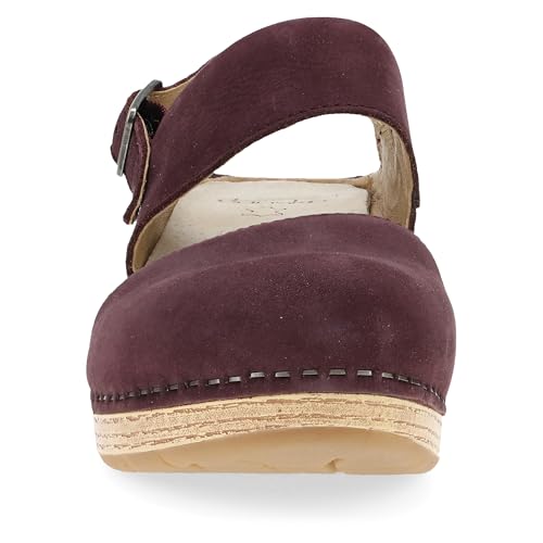 Image of Dansko Lucia Closed-Toe Sandals for Women - Linings from Recycled Materials and Leather for Breathability- Lightweight Rubber Outsole for Long-Lasting Wear