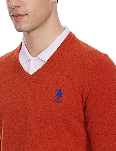 Image of U.S. POLO ASSN. Men's Cotton V-Neck Sweater