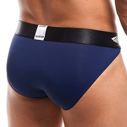 Mens Bikini Underwear w/Enhancing Pouch, Sexy Mens Underwear w/Low Rise Waistband Ultra-Soft Fabric Brazilian-Style2