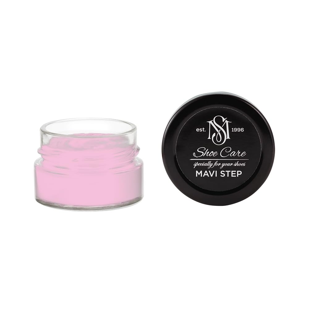 Crème de Cirage Premium - NCS S 0530-R30B Rose Orchidée Vif - Soin Nourrissant & Rénovateur de Couleur pour Cuir Lisse par MAVI STEP - 1.70 fl oz / 50 ml