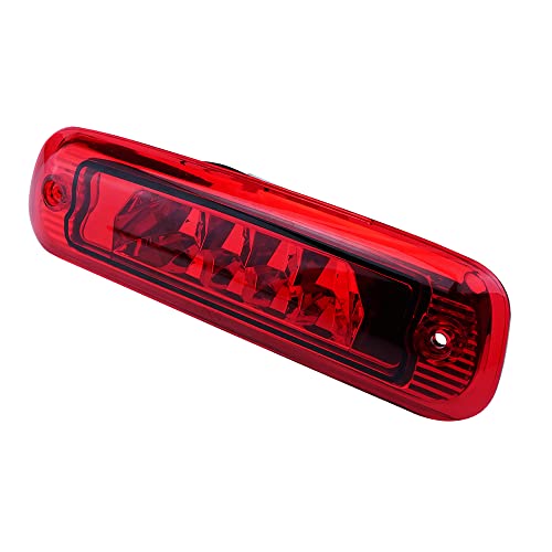 Lâmpada Traseira Led Terceira Luz De Freio Luz De Freio De Montagem Alta Lente Vermelha 12V Para Jee