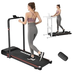 Walking Pad Treadmill for home, PHIWOS Under Desk Treadmill, Walking Running Machine with Remote Control and LED Display, Adjustable Speeds, Folding for walking Jogging