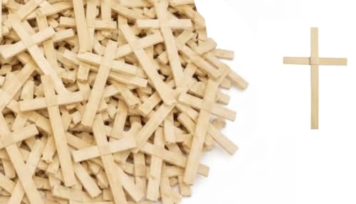 Autom Handheld Palm Leaf Cross, 50-Count, Large - 8"