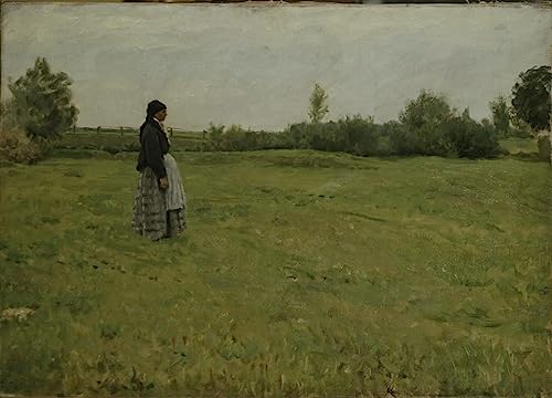 Peinture Pipping en Bavière Erik Theodor Werenskiold affiche murale pour raviver un mur vide