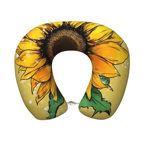 Almohada de viaje espuma viscoelástica 30 cm ajustable miniatura 1