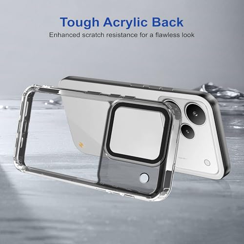 Image of Zapcase Back Case Cover for Realme P4 5G | Compatible for Realme P4 5G Back Cover | Case Cover with Camera Protection | (TPU + PC | Translucent Black)
