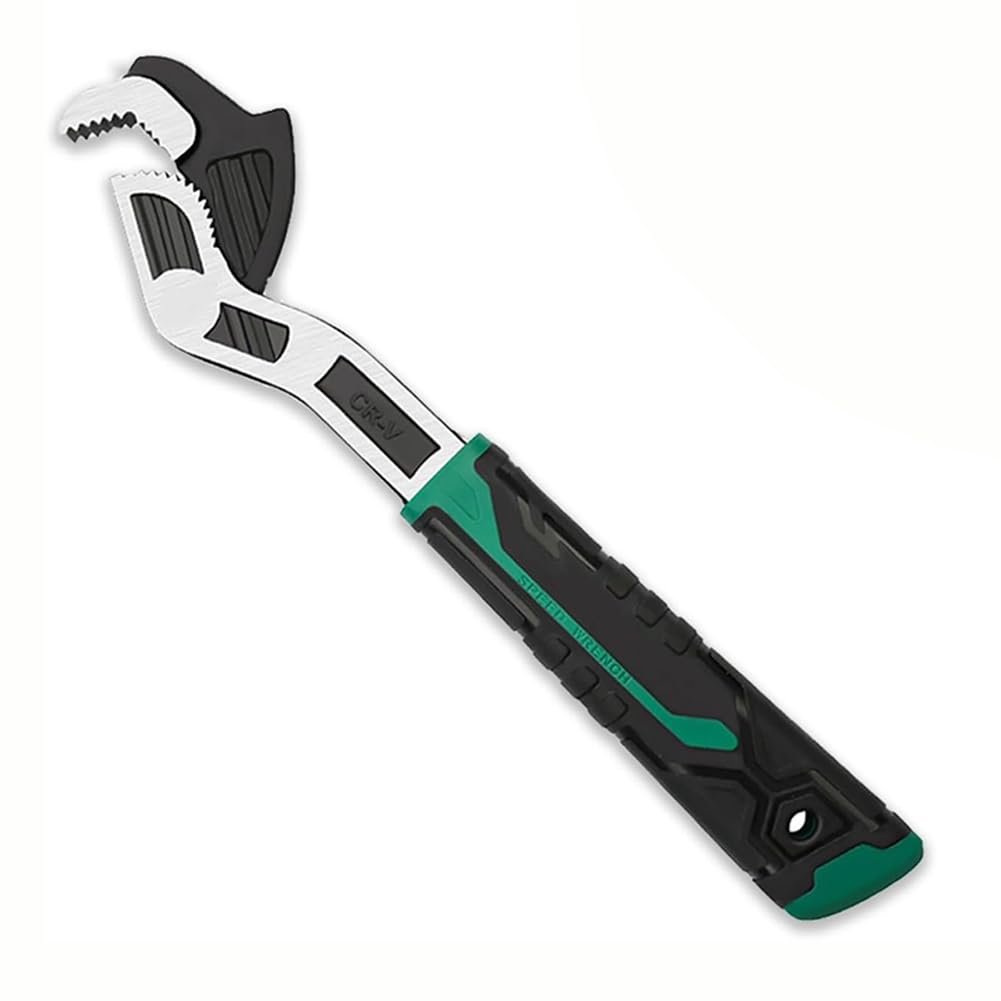 Vkyipg 6Inch Adjustable Wrench,Auto Size Adjusting Wrench,Self-Adjusting Quick Wrench,Multi-Size Spring Adjustable Wrench