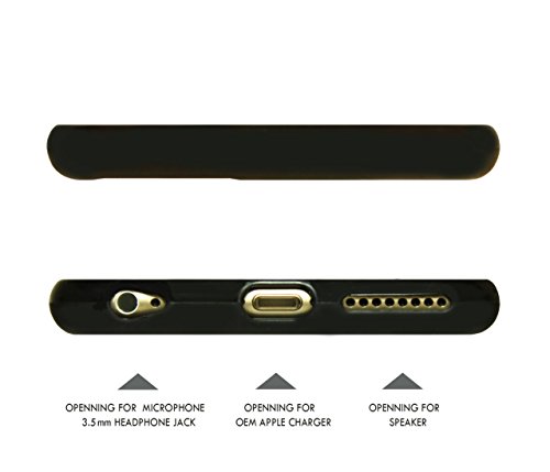 Izercase Iphone 6 Plus, Iphone 6S Plus Case Monogram Personalized Black Grey Turquoise Chevron Pattern (Not Actual Glitter) Rubber Case - Fits Iphone 6 Plus, Iphone 6S Plus T-Mobile, At&T, Sprint, Verizon And International (Black) #TOP3