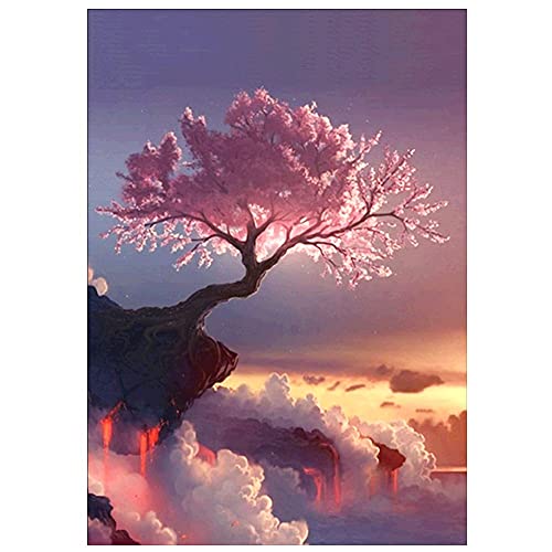 Broderie Point De Croix Diamant 5D kit complet mosaïque grand format 50x120cm motif Arbre