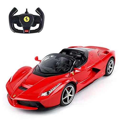 TURBO CHALLENGE - Ferrari Aperta - RC Prestige - 095616 - Coche de Control Remoto - Rojo - 1/14 - Pilas no Incluidas - Pl&aacute;stico - Juguete para Ni&ntilde;os - Regalo - A Partir de 6 a&ntilde;os