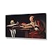 Produktbild MXIBUN Michelangelo Merisi Da Caravaggio Wohnkultur Gemälde Leinwand St Jerome Hd Druckt Bilder Poster Für Schlafzimmer Wandkunst-22X40In No Frame