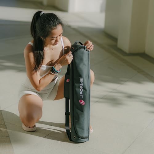 Liforme Travel Yoga Mat — 2mm Lightweight Eco-Rubber with Alignment Guides — view 6