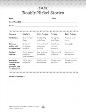 25 Fun and Fabulous Literature Response Activities and Rubrics: Quick, Engaging Activities and Reproducible Rubrics That Help Kids Understand Literary ... Reading Strategies for Better Comprehension - Image 4