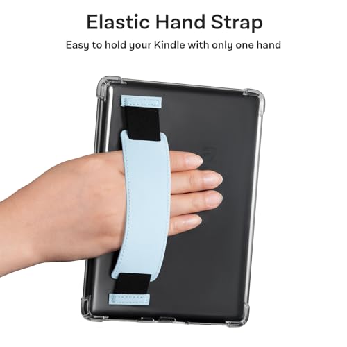 Image of iDLEHANDS 7 inch Clear Case,not for iPad(A260722) | Ultra Slim Lightweight Soft Transparent TPU Cover, Built-in Hand Strap