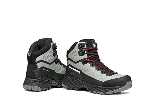 Chaussures de randonnée Scarpa en taille 39.5 couleur jade et marron