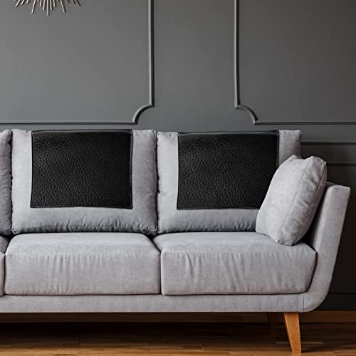 2 Pcs Leather Recliner Chair Headrest Cover Faux Leather Furniture Protectors Chair Cover Sofa Cover Recliner Cover Sofa Slipcover Loveseat Theater Seat Cover Recliner Slipcovers For Home (Black) #TOP4