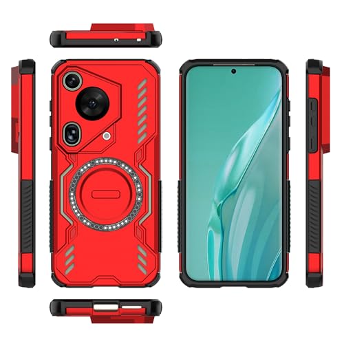 Coque Huawei P70 Ultra antichoc coque de protection intégrale rouge