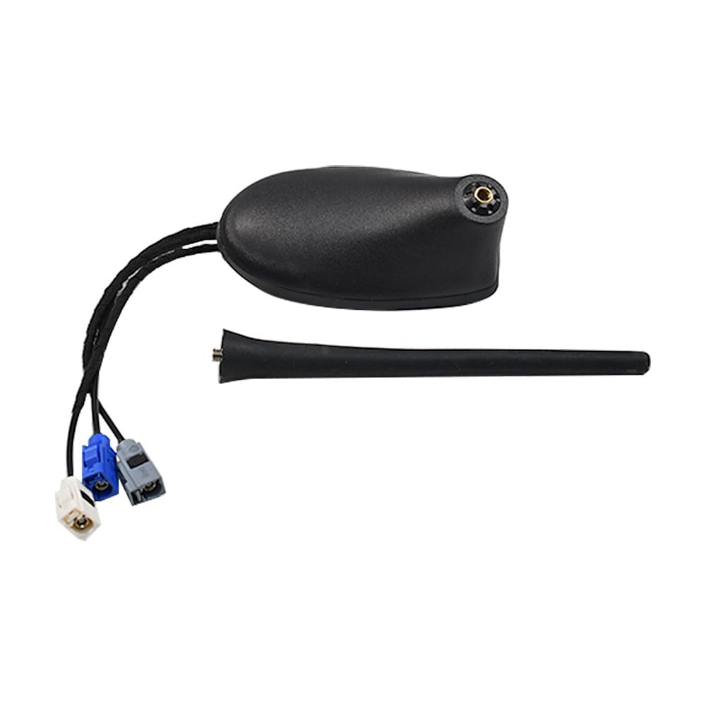 Antenna per Tetto con Connettori FM DAB+ GPS Compatibile con Jeep FIAT 500 Minto Giulietta 521153920 52115392 + 52068564