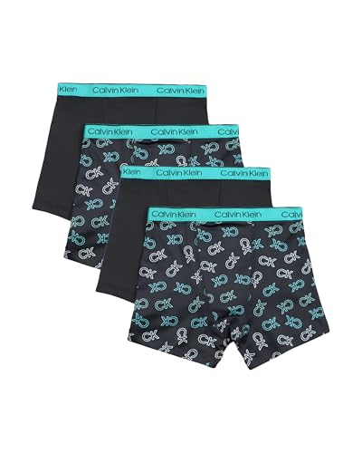 Image of Calvin Klein Kids Boys' Performance Boxer Brief Underwear 4-Pack