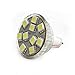 LEDwholesalers Wide Angle MR11 12-Volt AC DC 10xSMD5050 LED Bulb Wide Angle 160 Lumen 2.5 Watt, Pack of 2, White, 1113WHx2