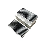 2Pcs Car Cabin Filter Air Conditioner A1668307201 Compatible For Mercedes Benz X166 W166 GL350 400