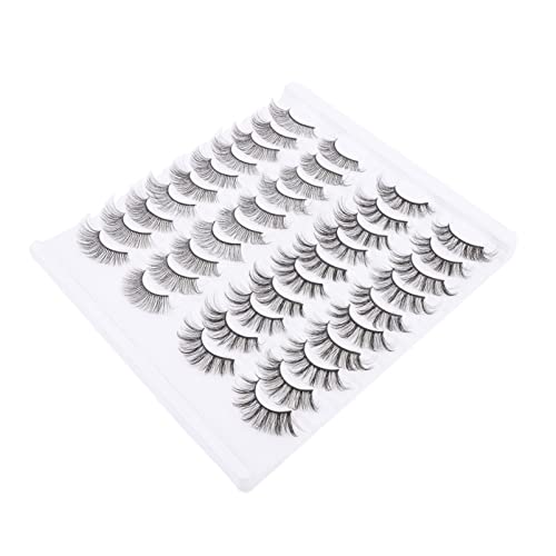 NIYANGLE 20 Pestañas Postizas Naturales de Efecto Realista y Facilidad de para Maquillaje para de Ojos