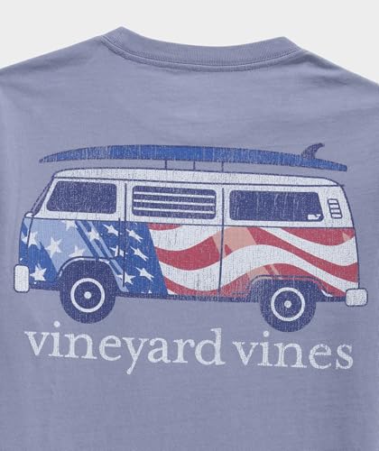 vineyard vines Boys' USA Surfboard Van Short-Sleeve Pocket Tee3
