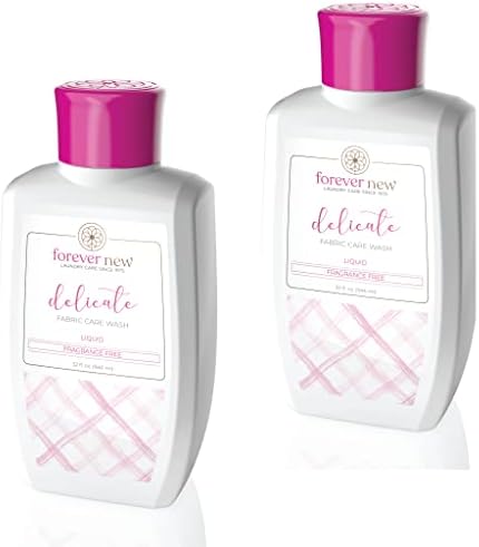 Forever New 32oz Liquid Unscented Fabric Care Wash 2 Pack (64oz Total) Natural Laundry Detergent