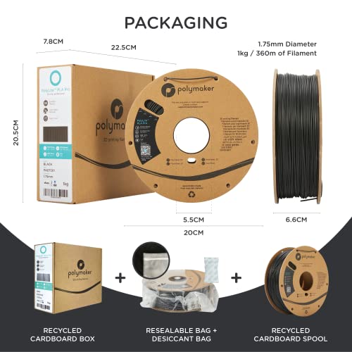 polymaker pla pro filament 175mm 1kg tough amp high rigidity silver 3d printing filament polylite pla pro 3d printer filament 175mm print with most 3d printers