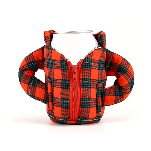 Beer Can Covers,Beverage Jacket,Can Covers for Beer,Funny Gifts for Men,Insulated Can Cooler,Beer Covers for for 12oz Cans,Cool Beer Gifts for Men/Father/Boyfriend