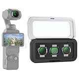 【Conçu pour Pocket 3】 Compatible avec DJI Osmo Pocket 3 et Creator Combo accessoires. Inclut un filtre ND2-32 variable, un polariseur circulaire et un filtre de diffusion noir pour objectif de caméra d'action 1/4