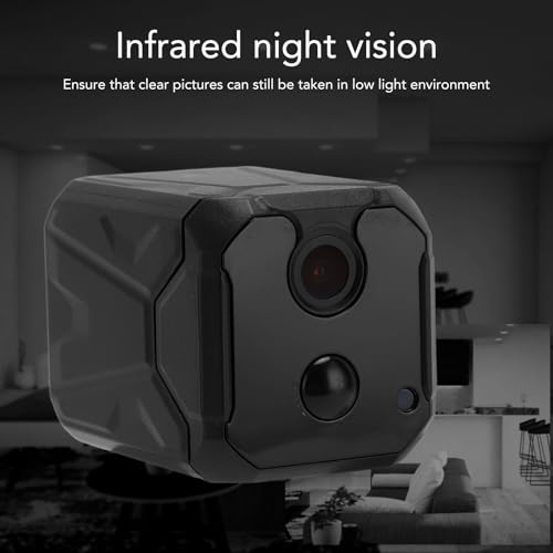 Image of Sanpyl Small Wireless WiFi Camera, 1080P Mini Home Security Camera, Mini Nanny Cam Pet Dog Baby Camera with Infrared Night Vision, Motion Detection, Support APP, Sanpylz2kog59cm1