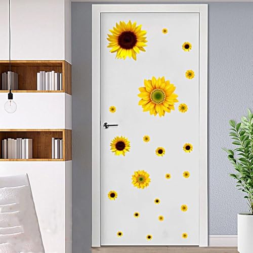 Vinilos Decorativos de Girasol 28 Piezas Impermeables miniatura 3