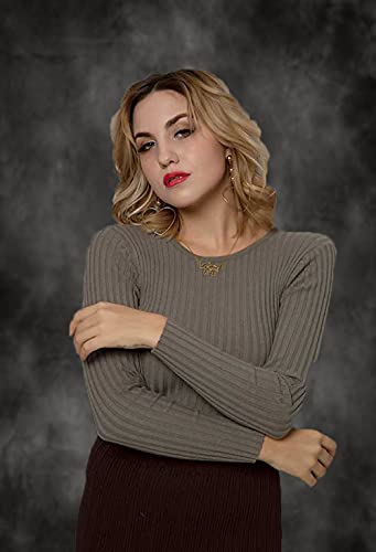 Muzi Photography Backdrops Dark Gray Muslin Background Graduation Photos Business Gigs Photographs Well For Portraits Concrete Wall For Studio Props Cotton Polyester 5X6.5Ft Xt-6278 #TOP2