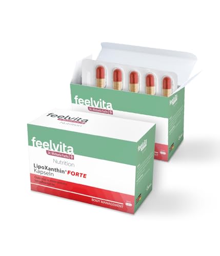 Genius Feelvita Nutrition LipoXanthin Forte Kapseln 6-Monatsvorrat (180 Stück)