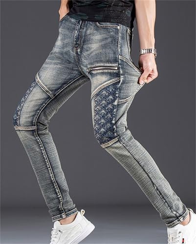 Men's Motorcycle Dirt Bike Pants Riding Gear Jeans Adventure Touring Pant Stretch Jeans2